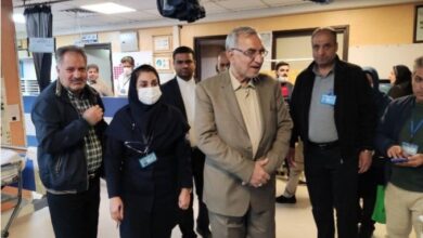 بازدید وزیر بهداشت از بیمارستان غدیر