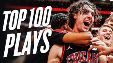 فیلم 100 حرکت برتر فصل 2024/25 NBA