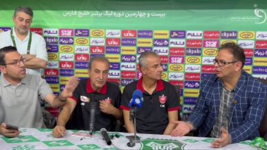 داد و فریاد مدیر فرهنگی پرسپولیس در خرم آباد/ حضور غیر قانونی مدیر پرسپولیسی در نشست خبری