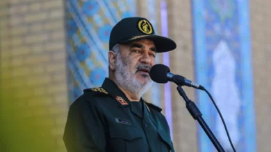 فرمانده‌ کل سپاه: تهدید منافع ملت‌ ایران “از هر نقطه‌ای” مقصدِ پاسخ است‌