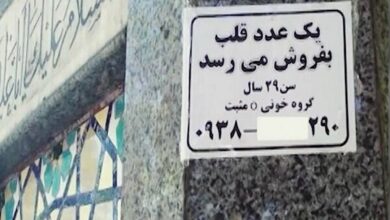 «قلب» فروشی هم داریم؟