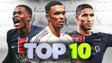 ده مدافع کناری برتر فوتبال جهان در سال ۲۰۲۵