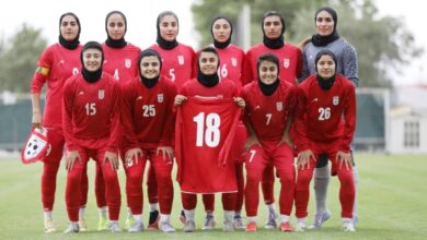 سلام نظامی دختران ایران در اردن!