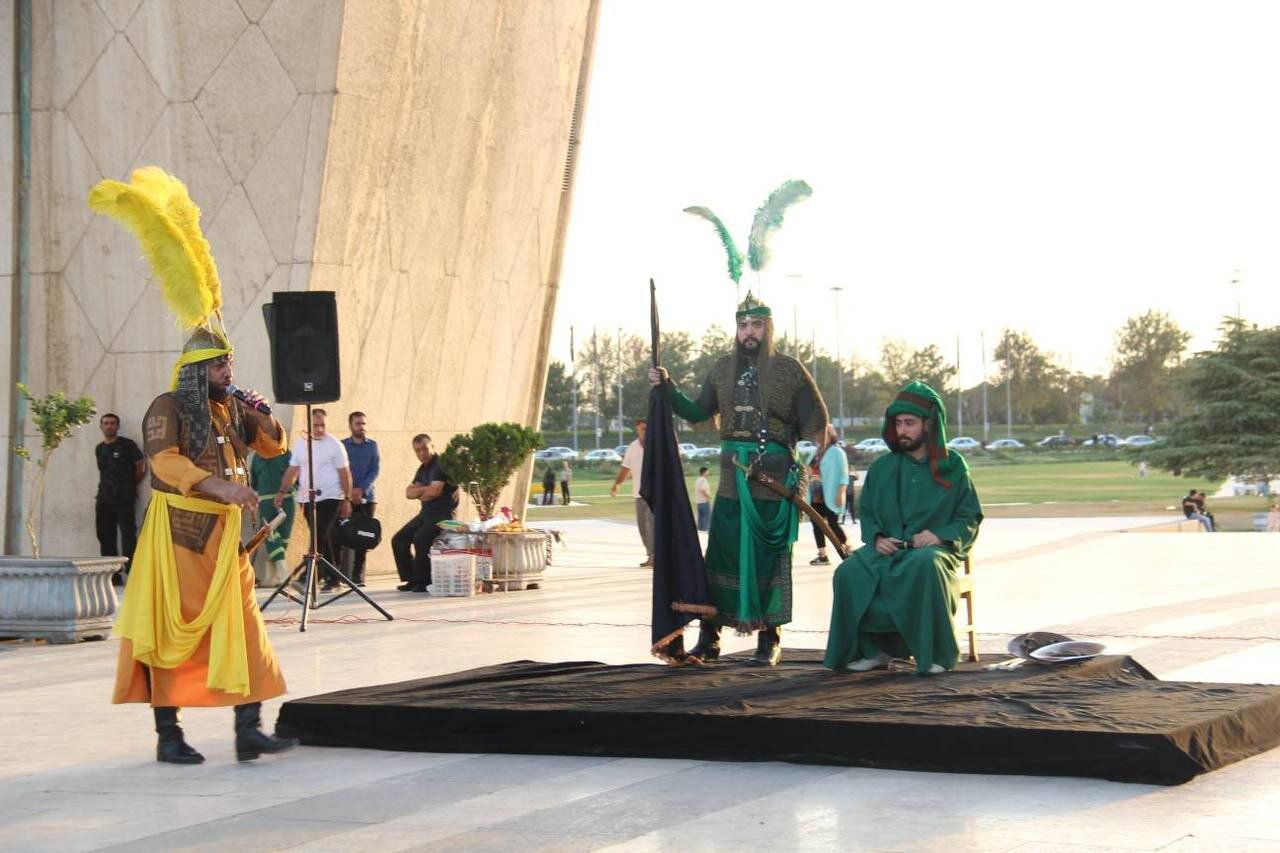 تعزیه حر در میدان آزادی+عکس