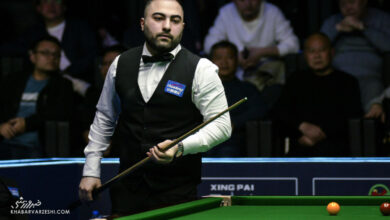 حذف حسین وفایی از مسابقات مسترز عربستان