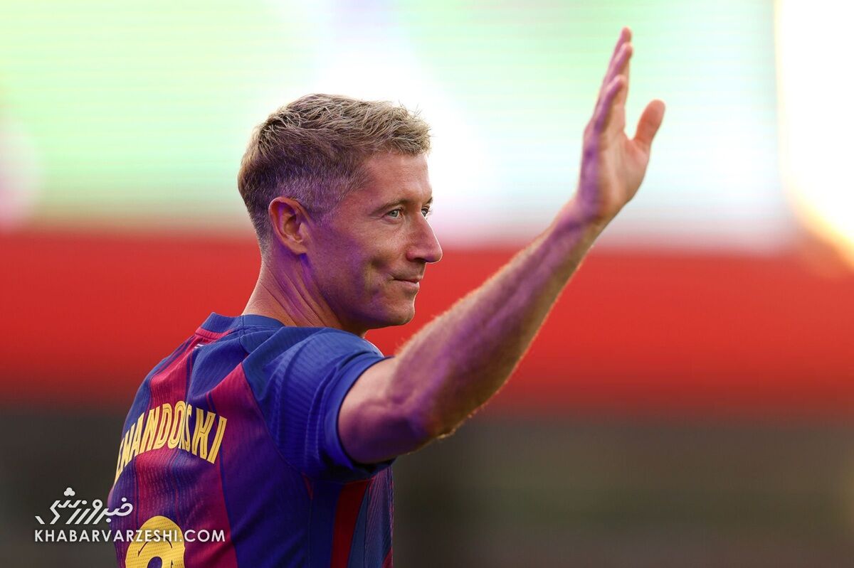 حذف غیرمنتظره لواندوفسکی از لیست بارسلونا