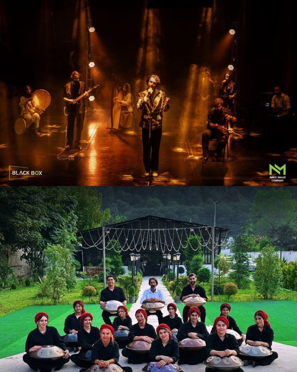 ۲۰ نوازنده با هنگ‌درام و خواننده جوانی که تلفیقی می‌خواند در ایران‌مال