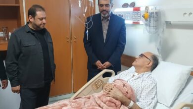 عیادت مدیرعامل بنیاد رودکی از رهبر ارکستر سمفونیک تهران