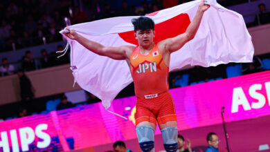 غول ژاپنی با پدری ایرانی مدال گرفت! / آرش، کمانگیر جدید کشتی ساموراییها