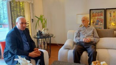 عیادت مهدی تاج از اسطوره پرسپولیس +عکس