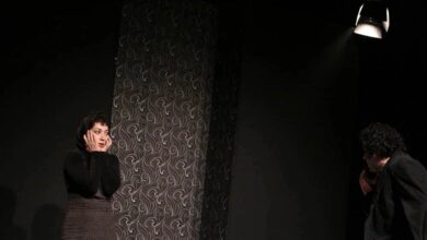 حسن معجونی و نگار عابدی در نقش بانی و کلاید/ عکس