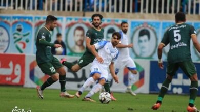 پوستر اعتراضی و جالب باشگاه شمس‌آذر به داوری بازی دیدار با ملوان +عکس