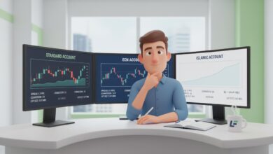 راهنمای انتخاب بهترین نوع حساب لایت فایننس برای معامله گران