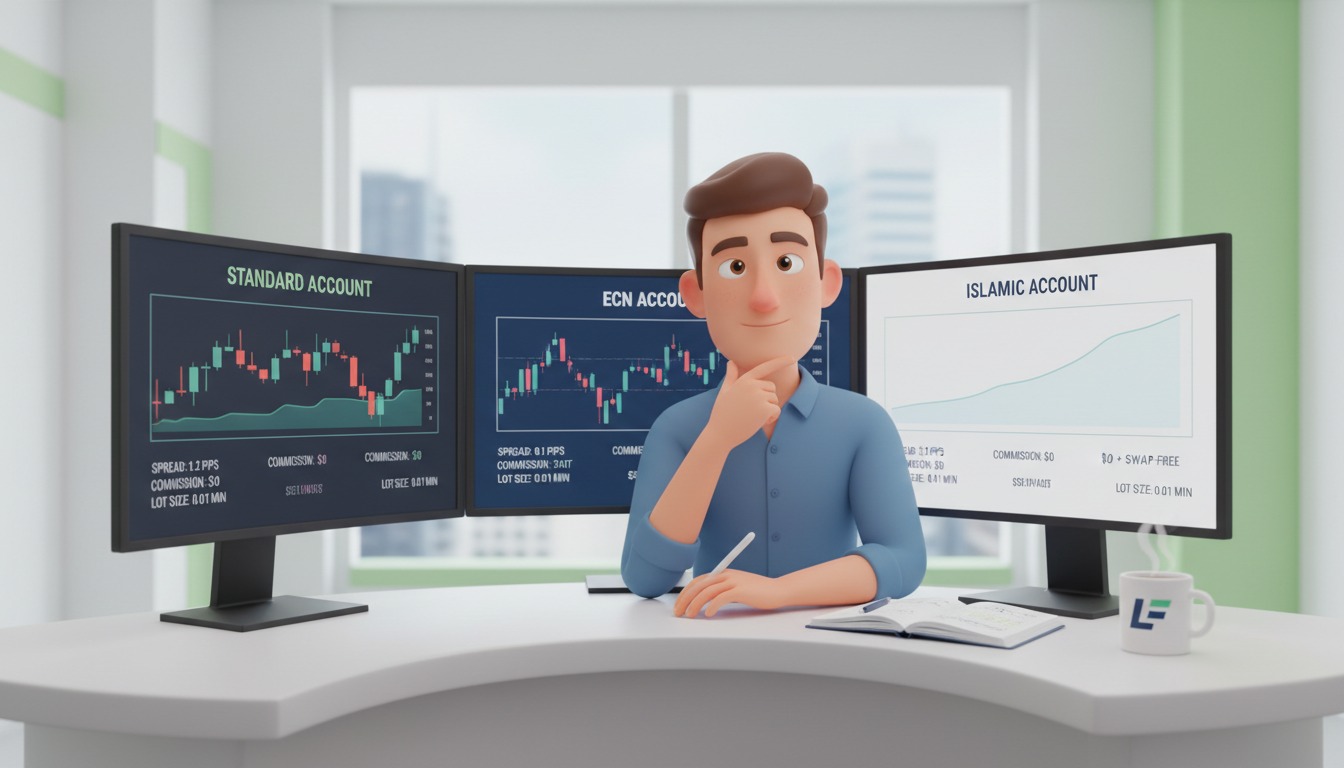 راهنمای انتخاب بهترین نوع حساب لایت فایننس برای معامله گران